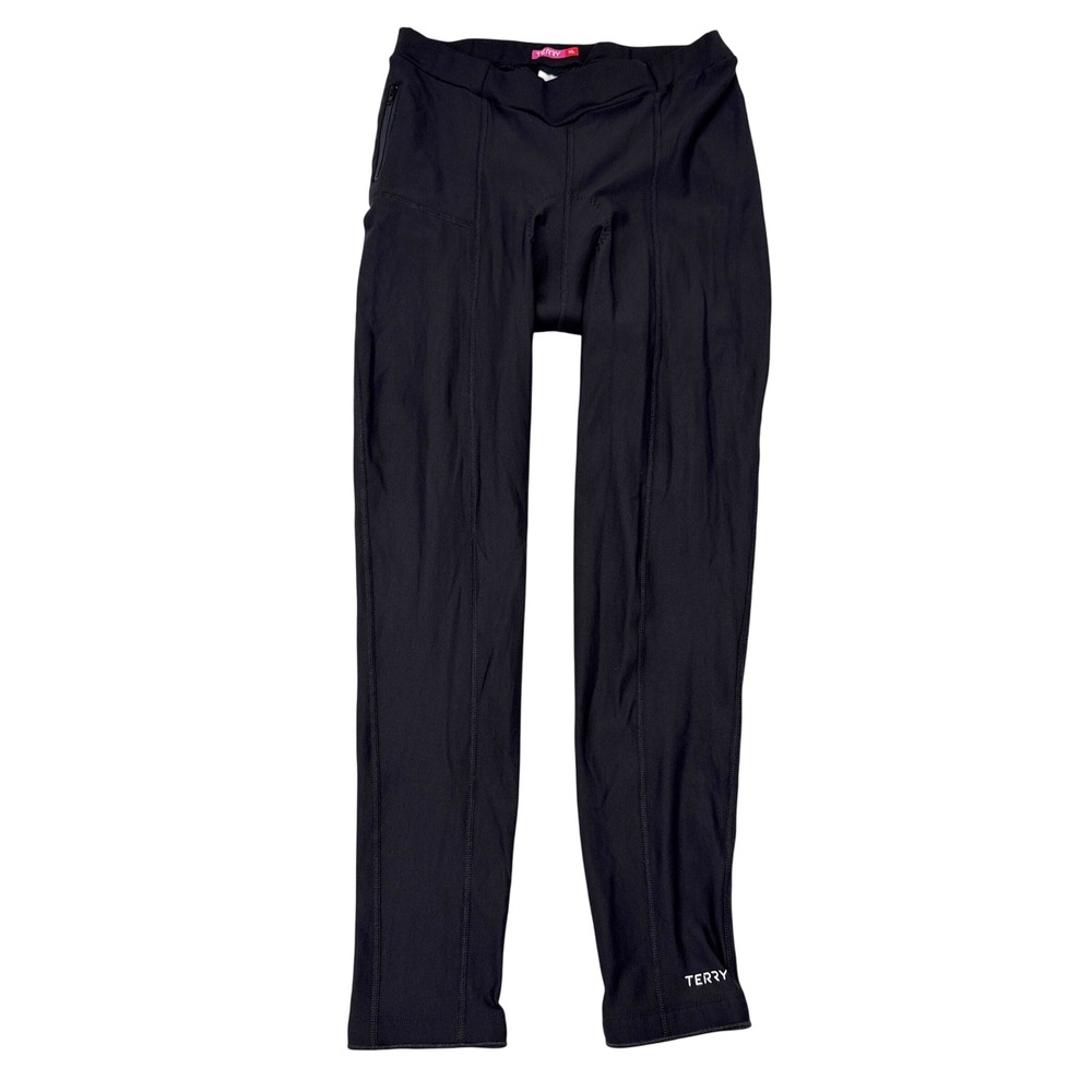 Terry Coolweather Bike Tights Womens Size XL Cycling Pants Black Padded Seat